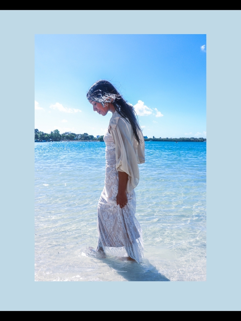 Women’s Ivory Lace Beach Cover-Up Dress